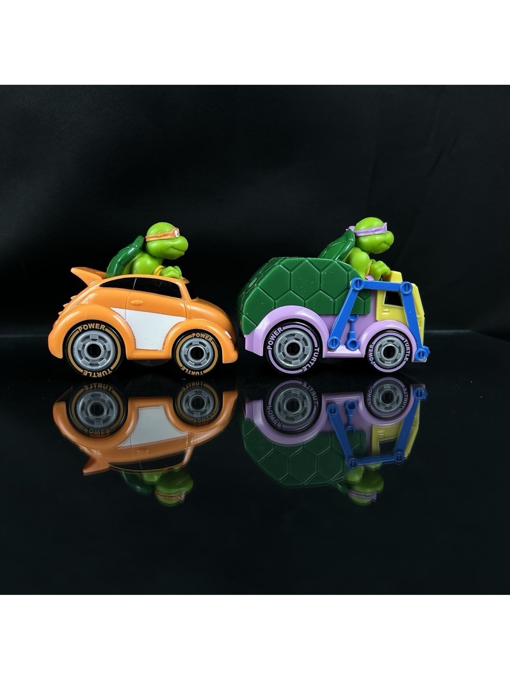TMNT Rad Rip Racers Michelangelo Donatello Raphael Leonardo with 2 Rip Cords - Picture 5 of 15